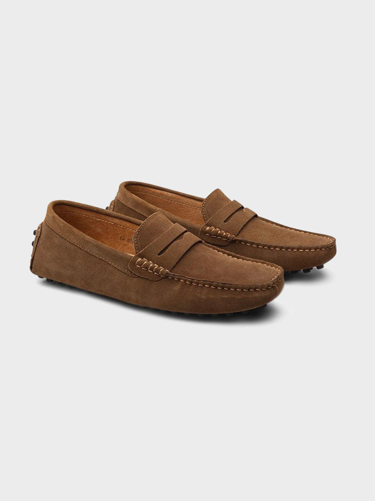 Loafers for Women Suede Boat Slip-Ons and Soft Calf Leather Comfortable Fit 2
