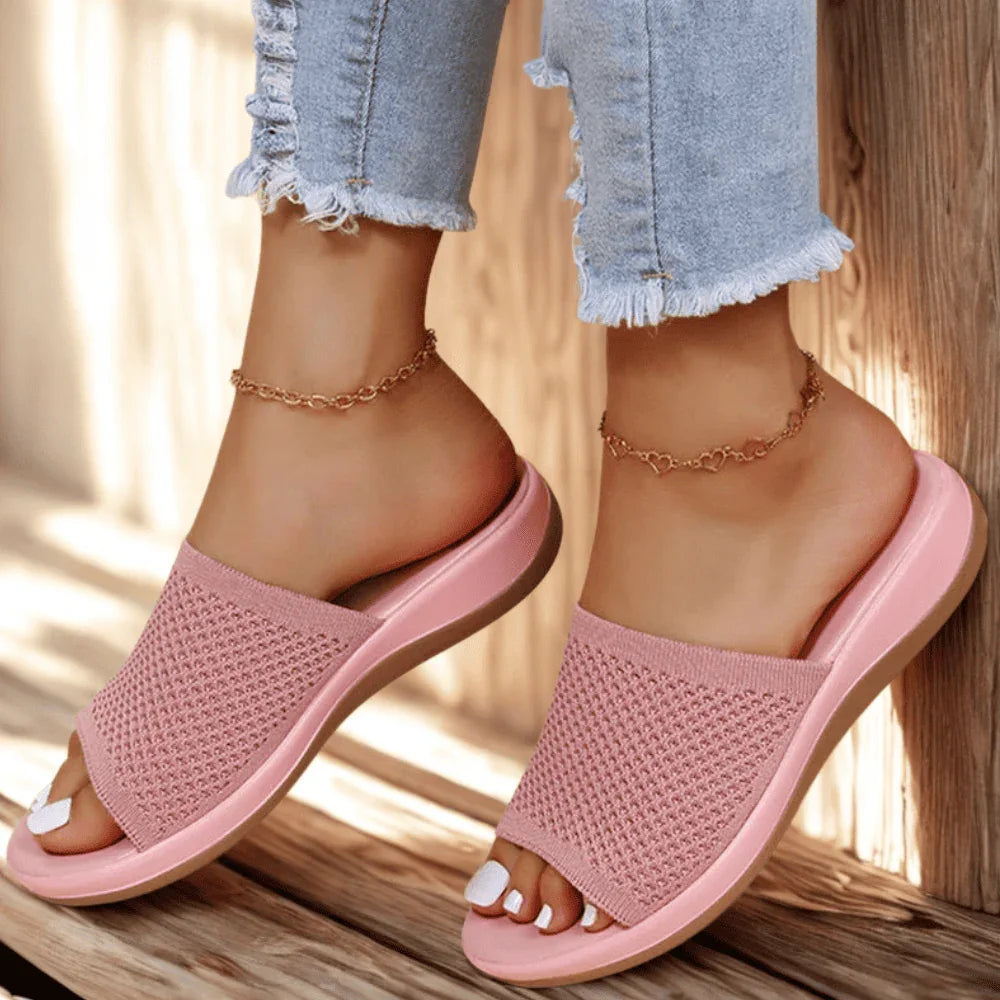 Women's Sliders Breathable Orthopaedic Sandals with Adjustable Comfort Fit