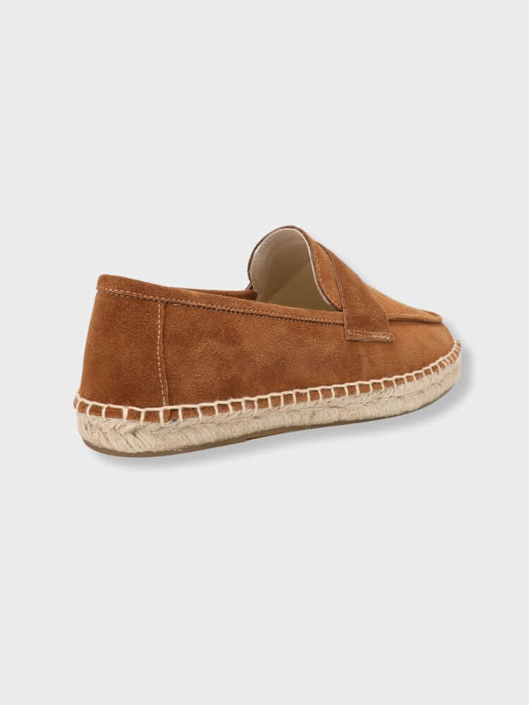 Loafers for Women Espadrilles with Suede Upper and Jute Sole for Warm Weather 1