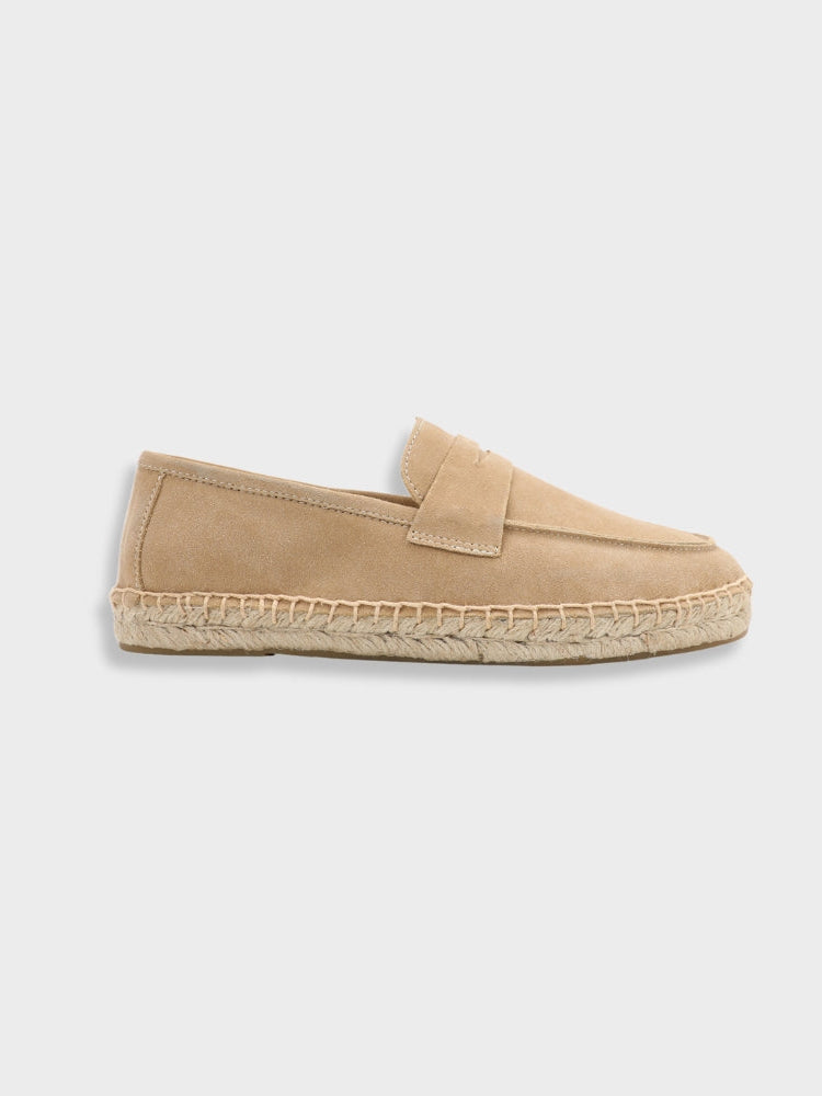 Loafers for Women Espadrilles with Suede Upper and Jute Sole for Warm Weather 4
