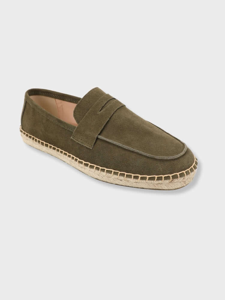 Loafers for Women Espadrilles with Suede Upper and Jute Sole for Warm Weather 8