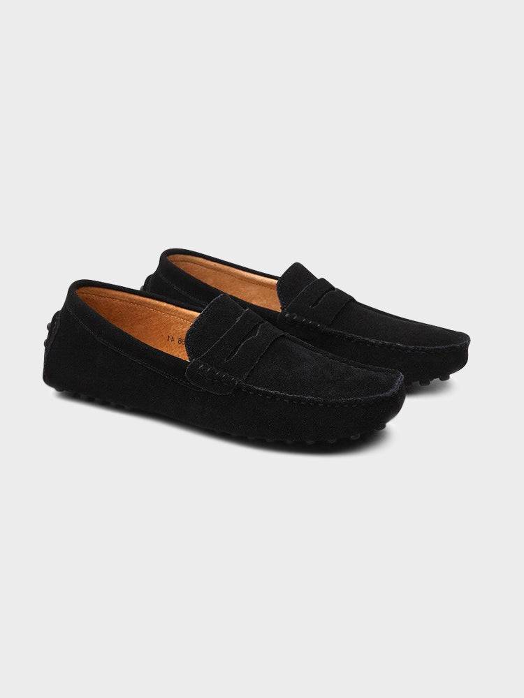 Loafers for Women Suede Boat Slip-Ons and Soft Calf Leather Comfortable Fit 3
