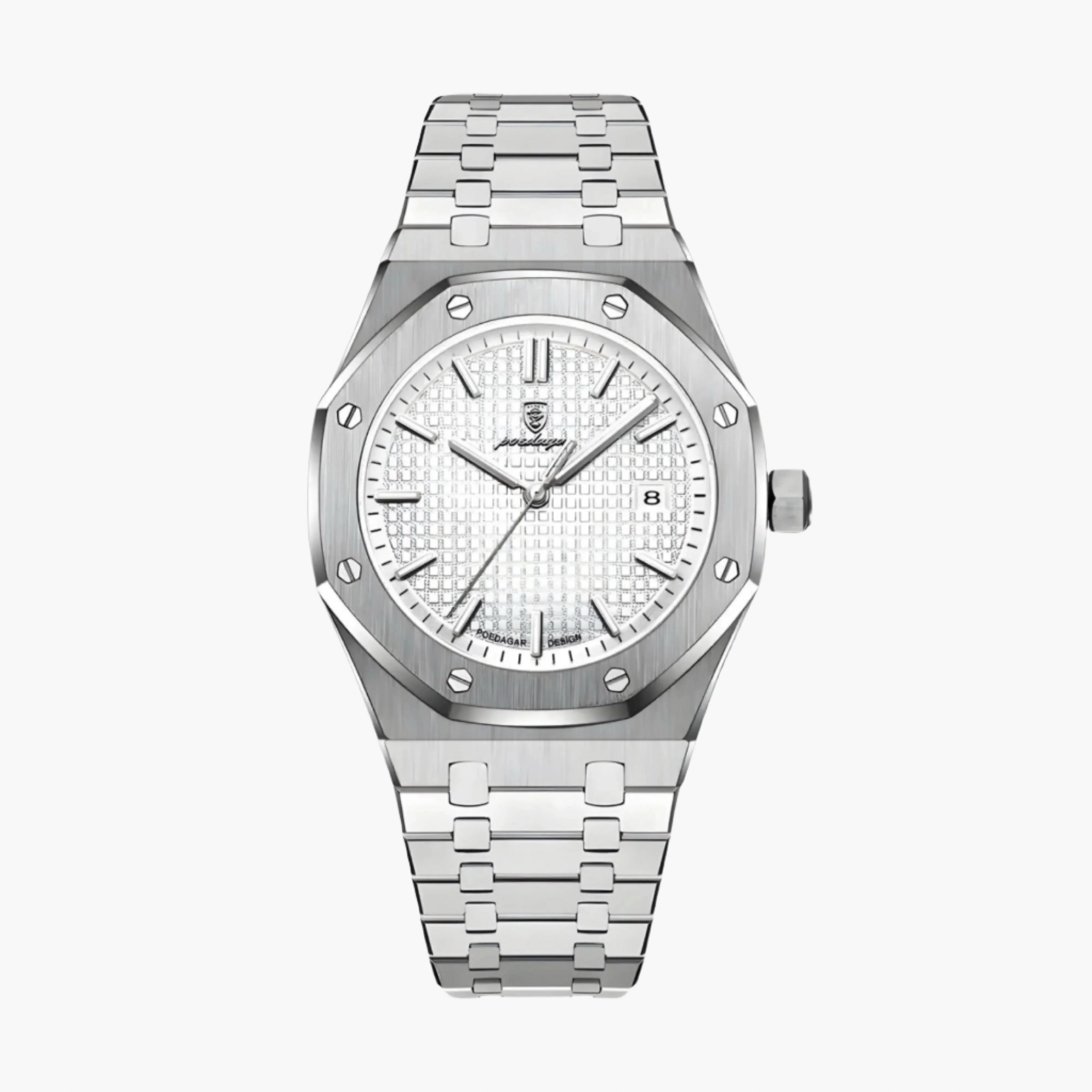 Quartz Multifunction Watch 41mm with Alloy Stainless Steel Bracelet and Sapphire Glass 2