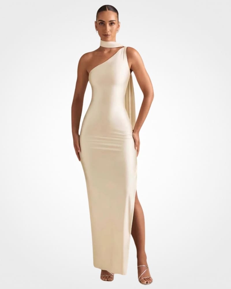 Women_sDressCocktailDressandOff-the-ShoulderSatinDesignwithSlimFit1